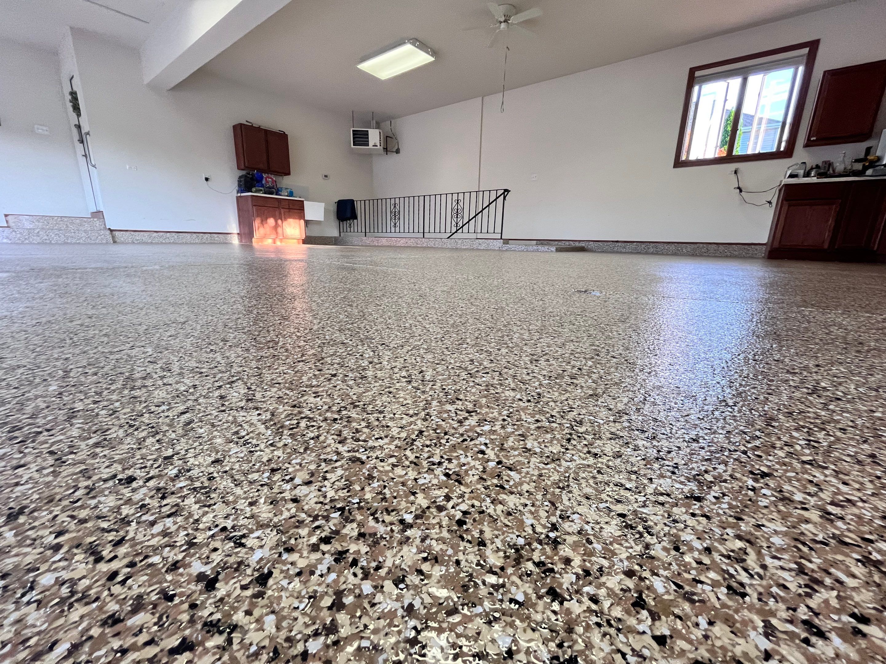 Outback Garage Floor Coating  by Level 10 Coatings