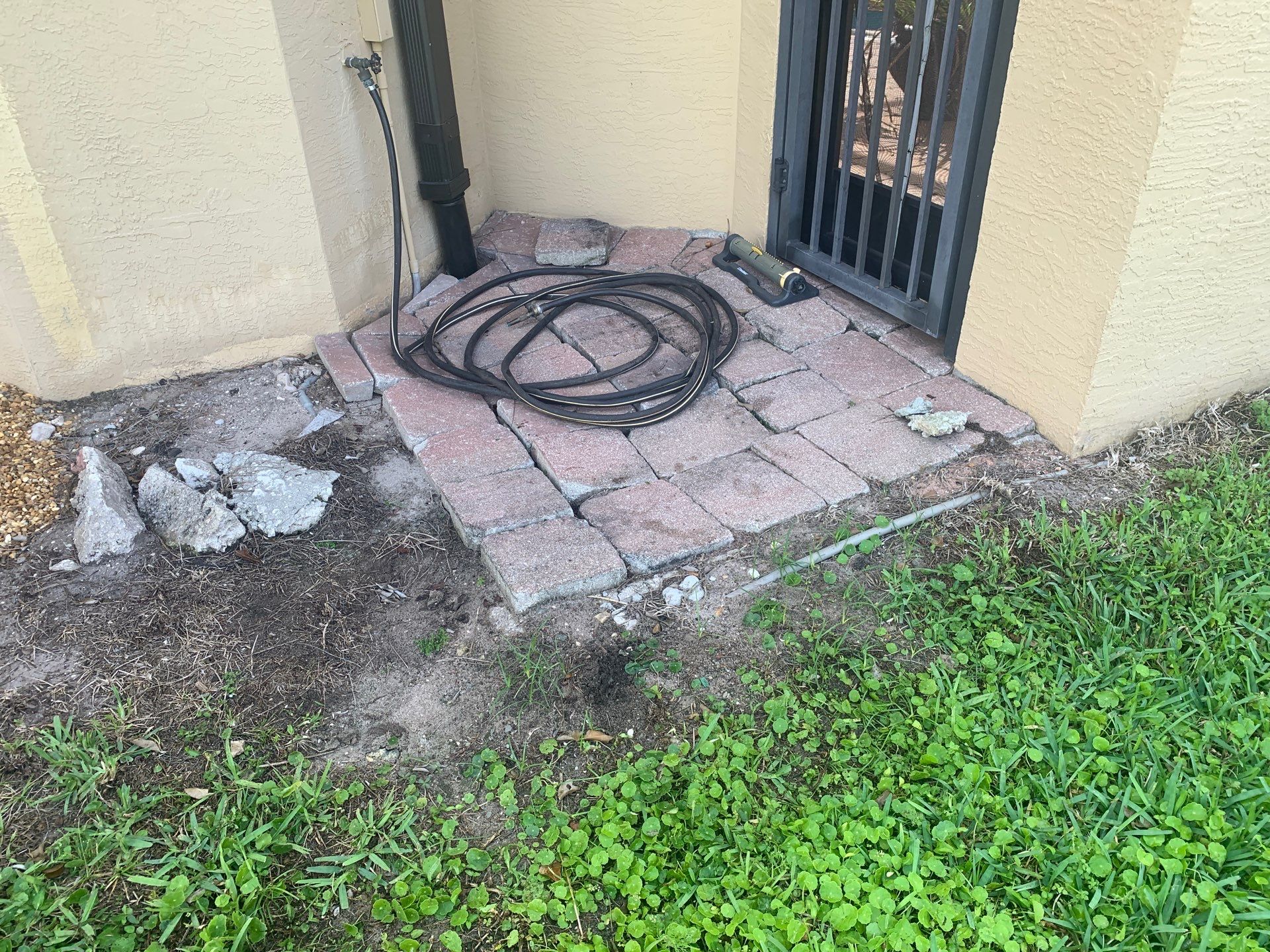 💧 Another Drainage Problem in Palm City... Solved. 💪 by Alpha Zeta Enterprises Inc