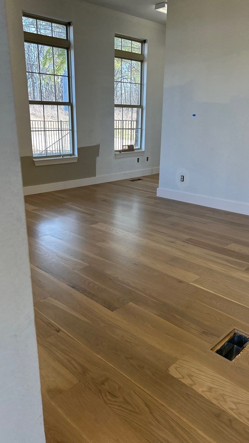 New hardwood floors for an office building by Footprints Floors of Nashville