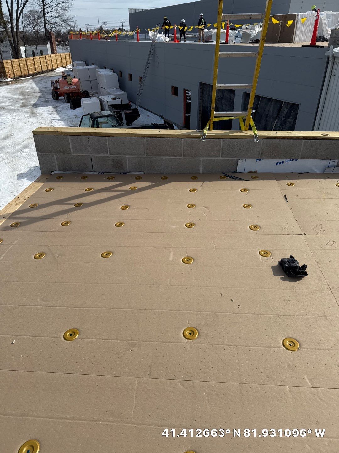 Project in North Olmsted by Commercial Roofing and Coating Systems
