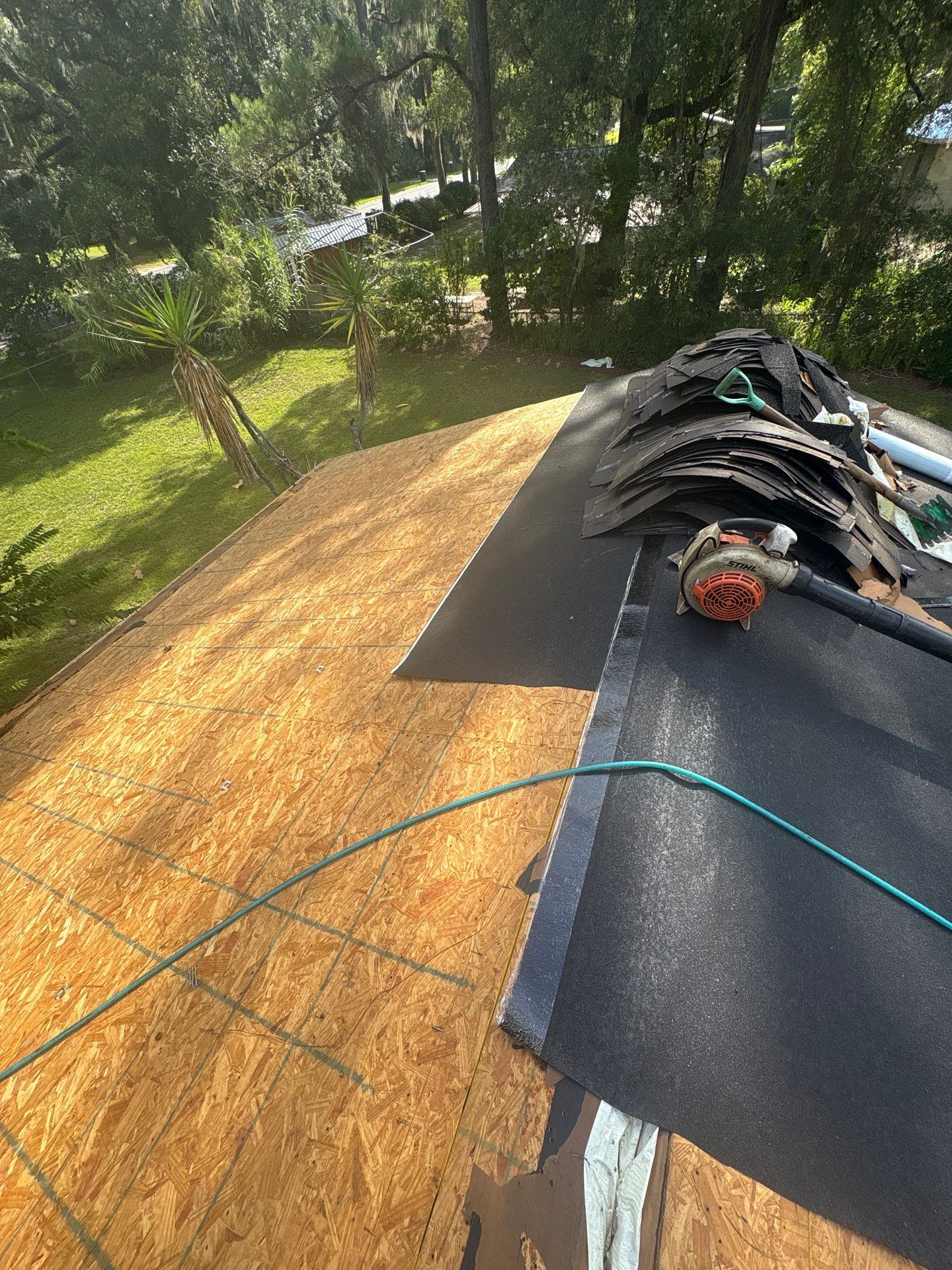Residential Roof Replacement and Decking Repair in Ocala, Florida by Pinnacle Roofing Group