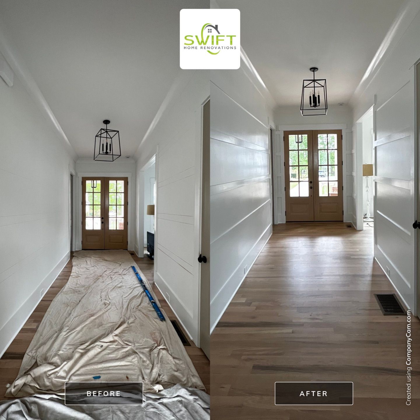 Custom Board and Batten and Interior Painting in Acworth by Swift Home Renovations