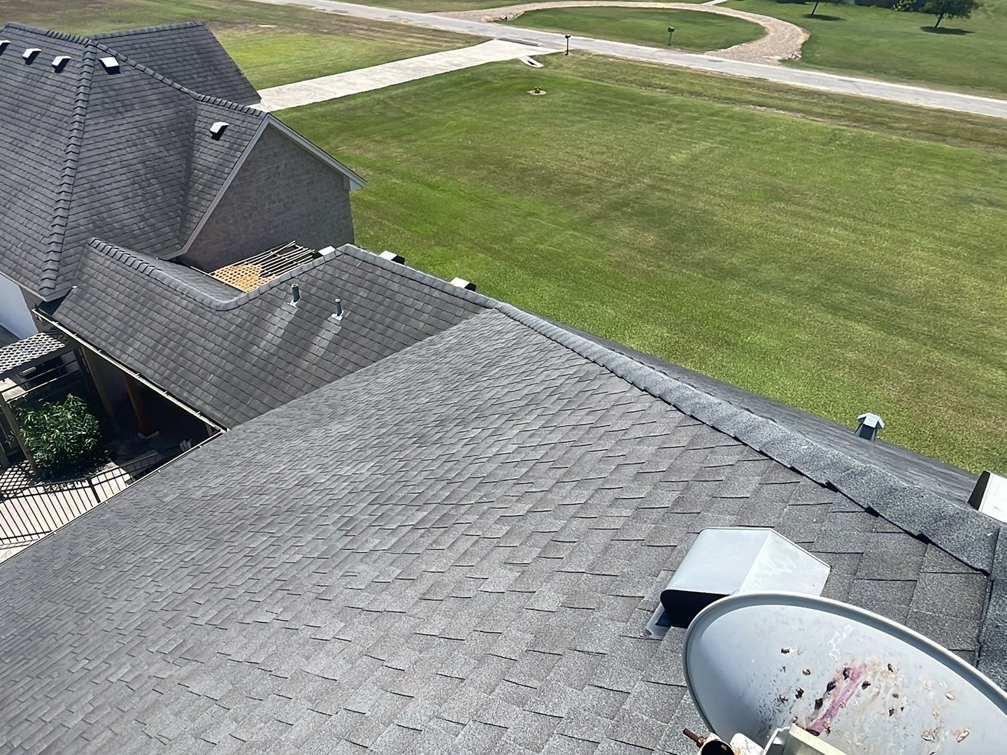 Residential Roofing Installation using GAF HDZ Barkwood by Lighthouse Roofing