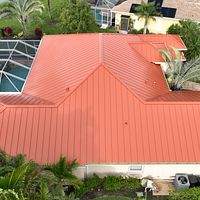 24ga 1" Nail-Strip Terra Cotta  by Total Roofing System The Metal Roof Experts