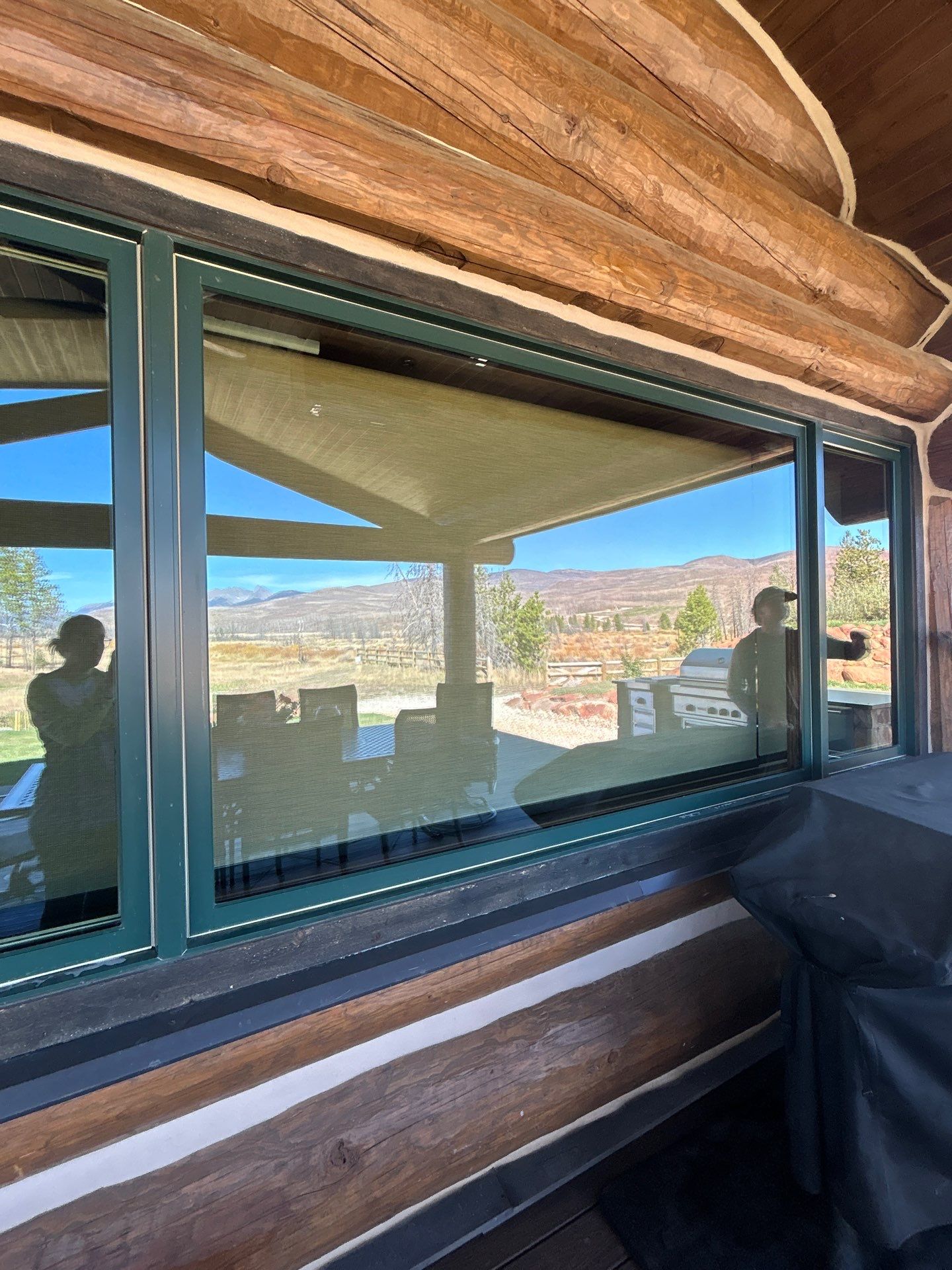 Window Washing Using Ninja Scrubbers by Wheatley Creek Services
