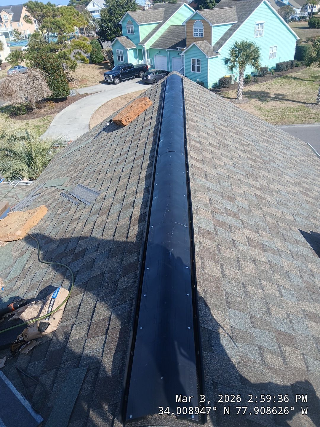 Kure Beach FORTIFIED Roof Replacement with Weathered Wood Landmark PRO Shingles by RGR Construction and Roofing, LLC