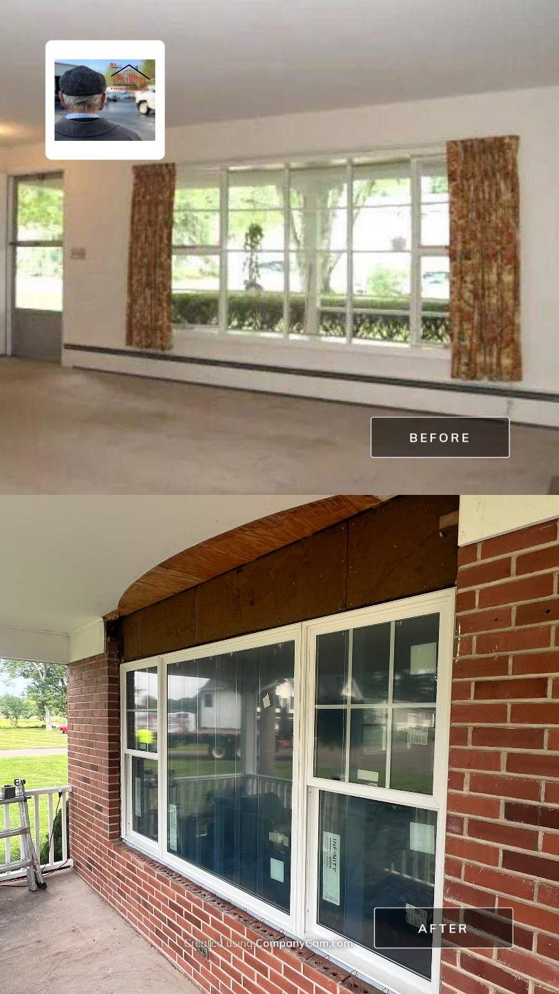 Infinity by Marvin Double-Hung Window Installation by DiGiorgi Roofing and Siding Inc