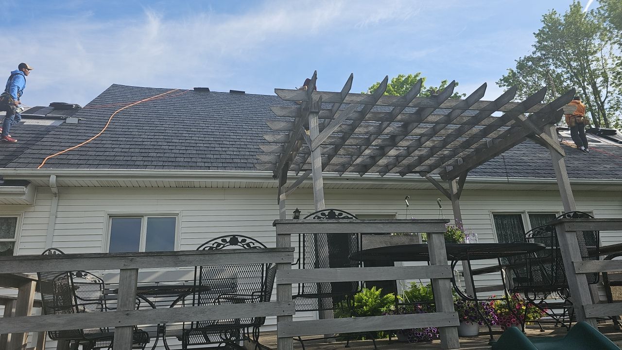 Residential Roofing Installation using Euro Shield Beaumount Shake Black by Nitro Roofing and Construction