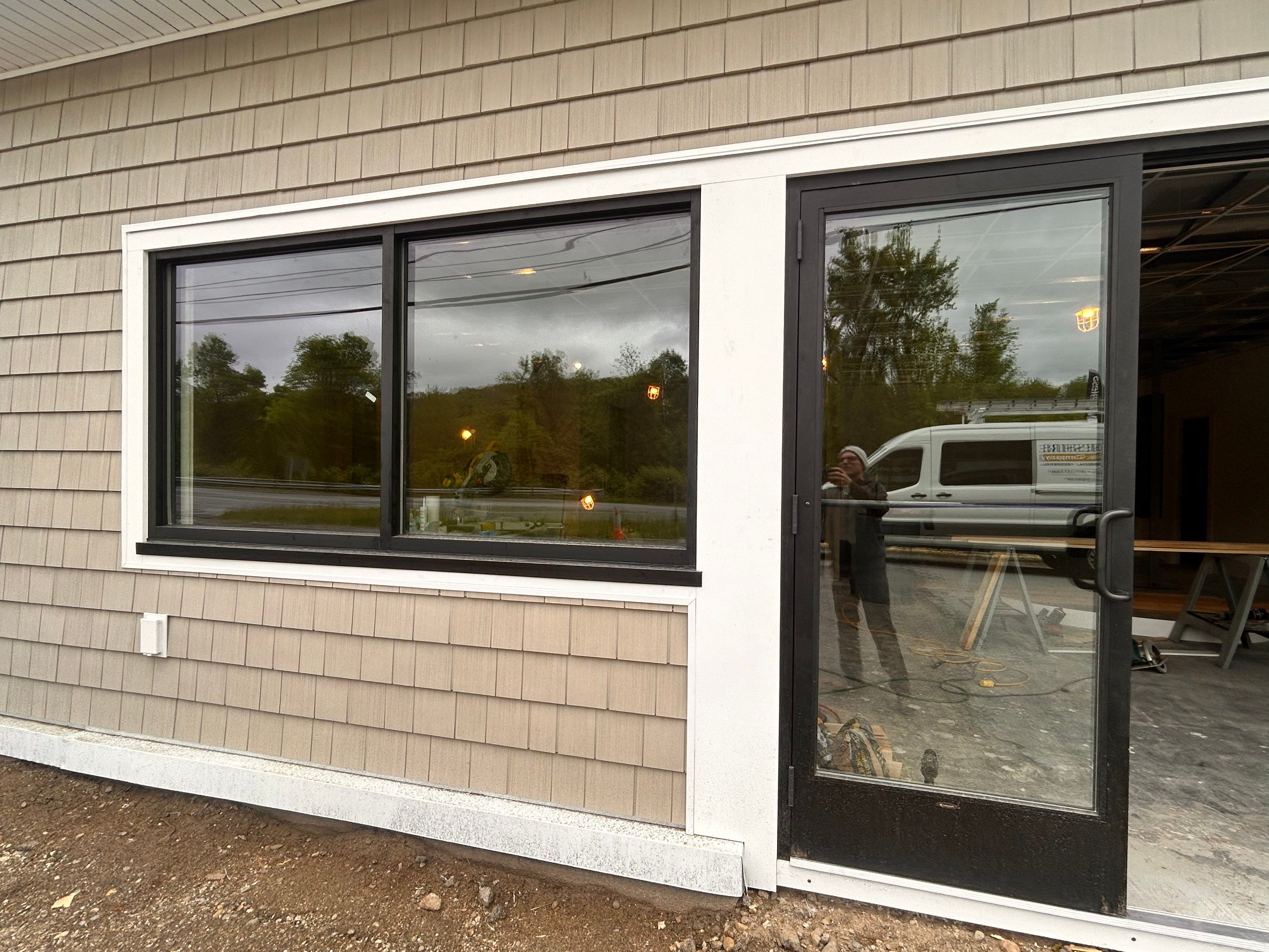 Commercial Door & Storefront using Kawneer 190 Narrow Stile Doors by Cheshire Glass Company
