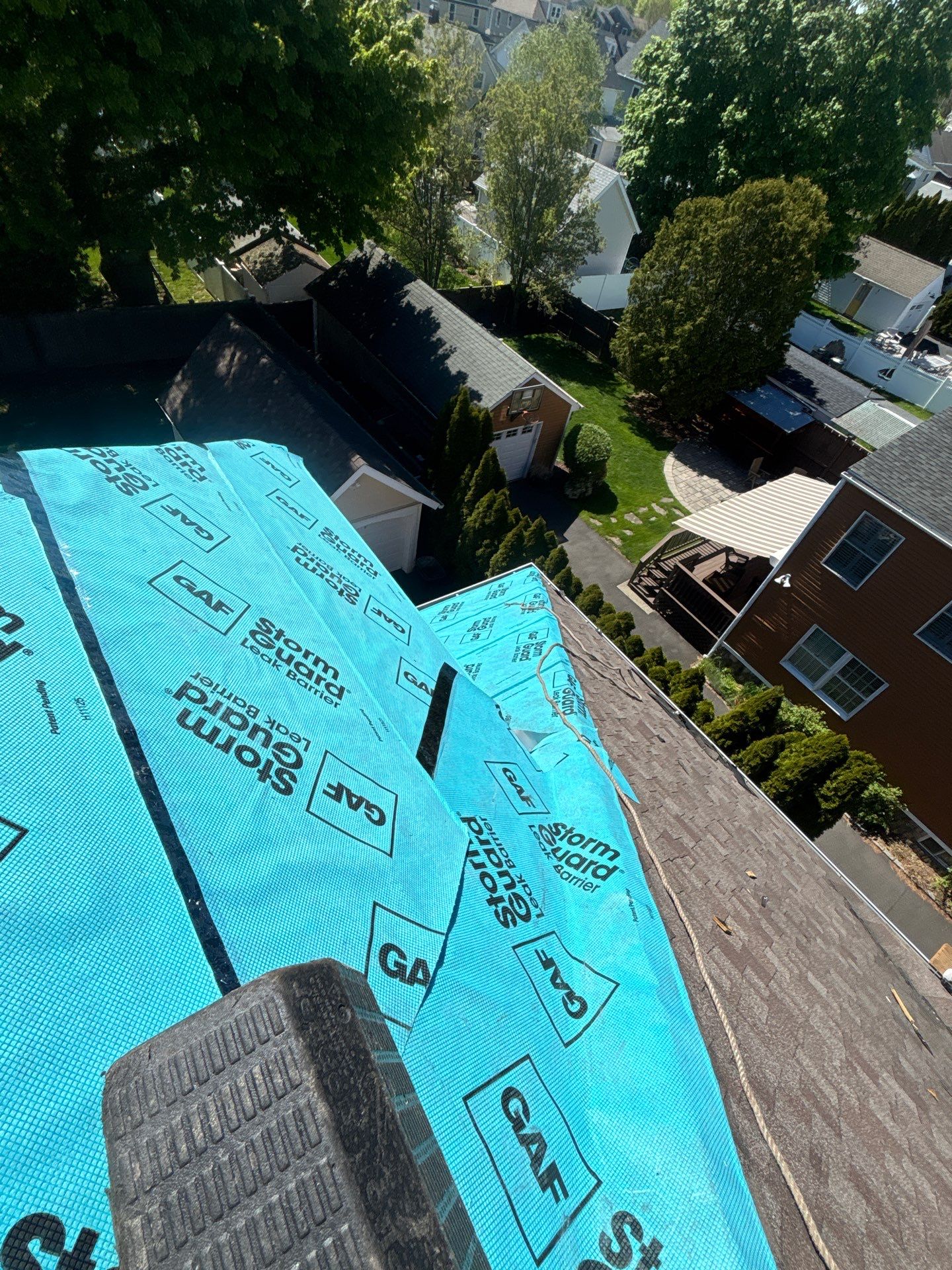 Fairfield customer gets brand new beaautiful GAF roof by DiGiorgi Roofing and Siding Inc
