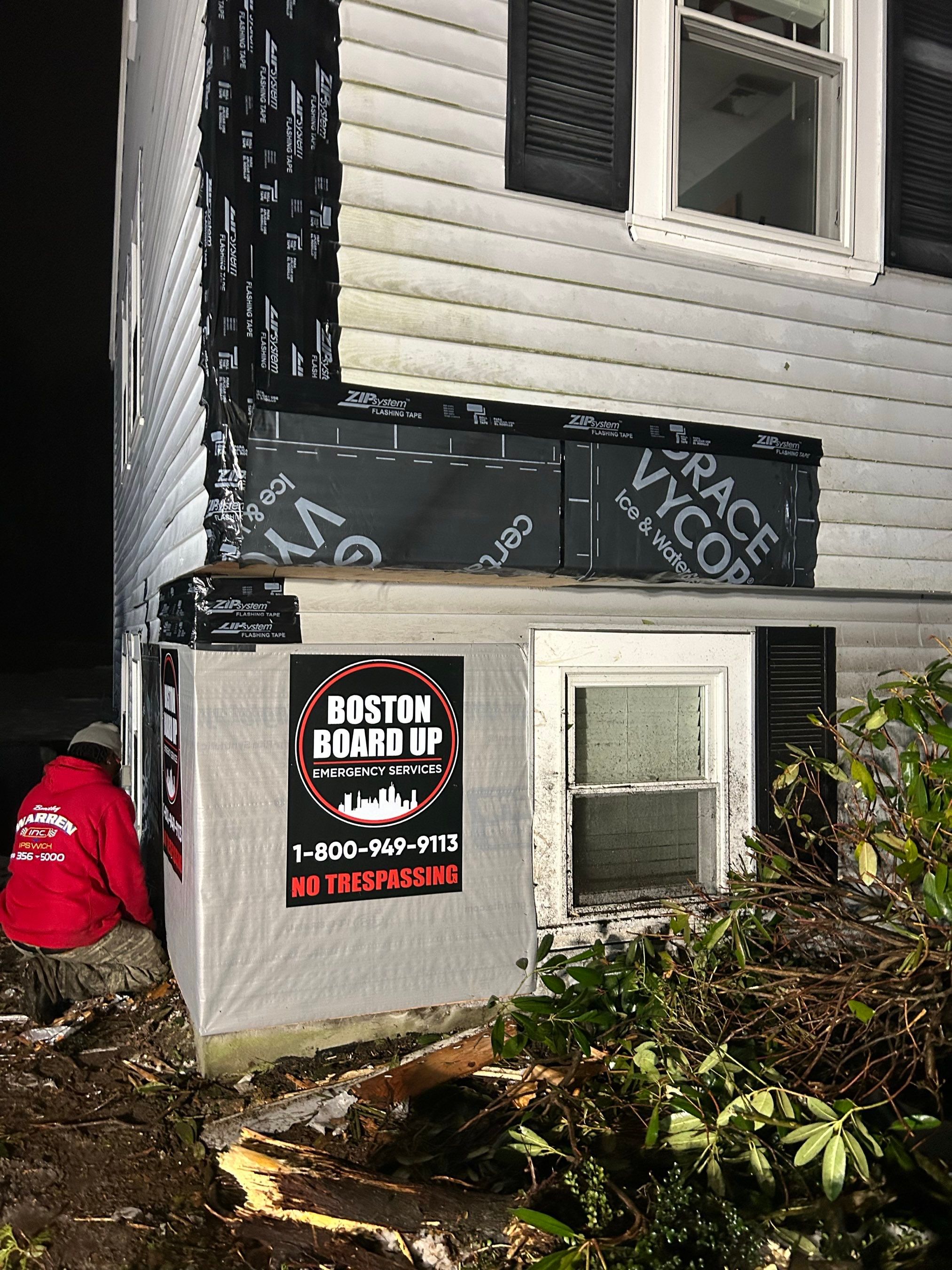 Emergency Residential Structural Repair in Rockland, MA by Boston Board Up