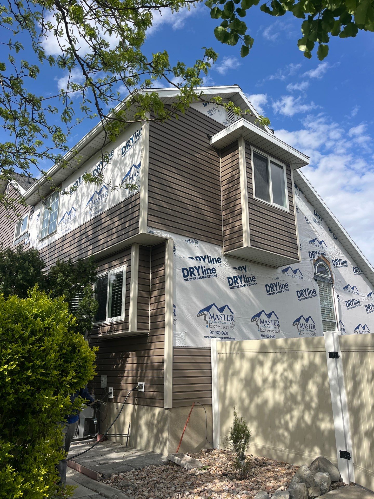 Project in Orem by Master Rain Gutters.