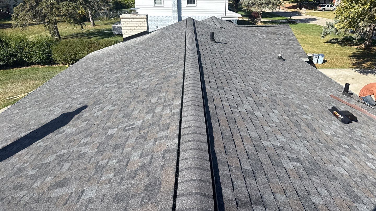 Roof Replacement using Owens Corning Williamsburg Grey by 180 Contractors