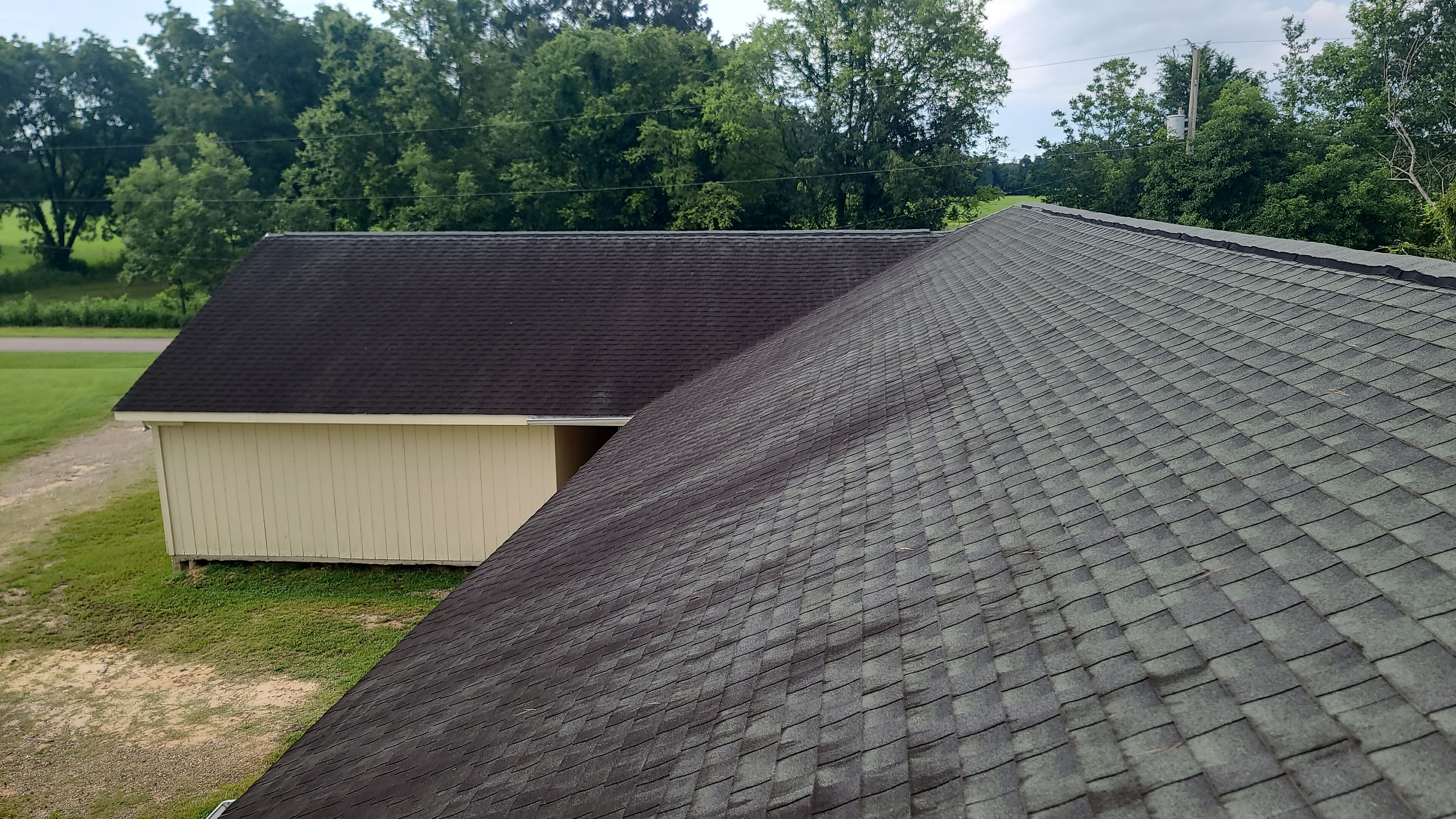 Residential Shingle Reroof using Malarkey Vista by Hostetler Roofing