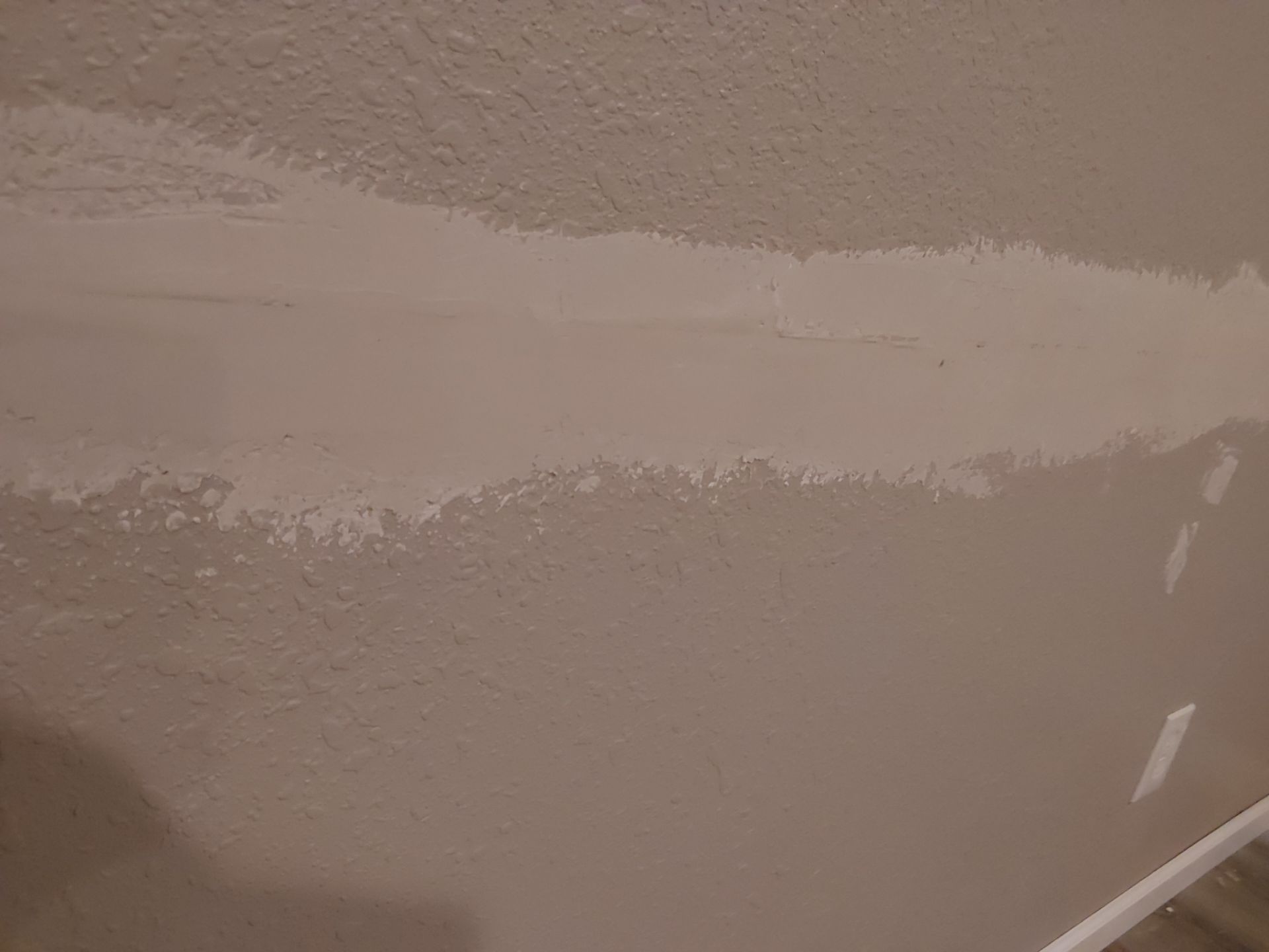 Drywall Repair Above Sliding Door + Seam Repair - Columbia, IL by Legendary Services Company LLC.