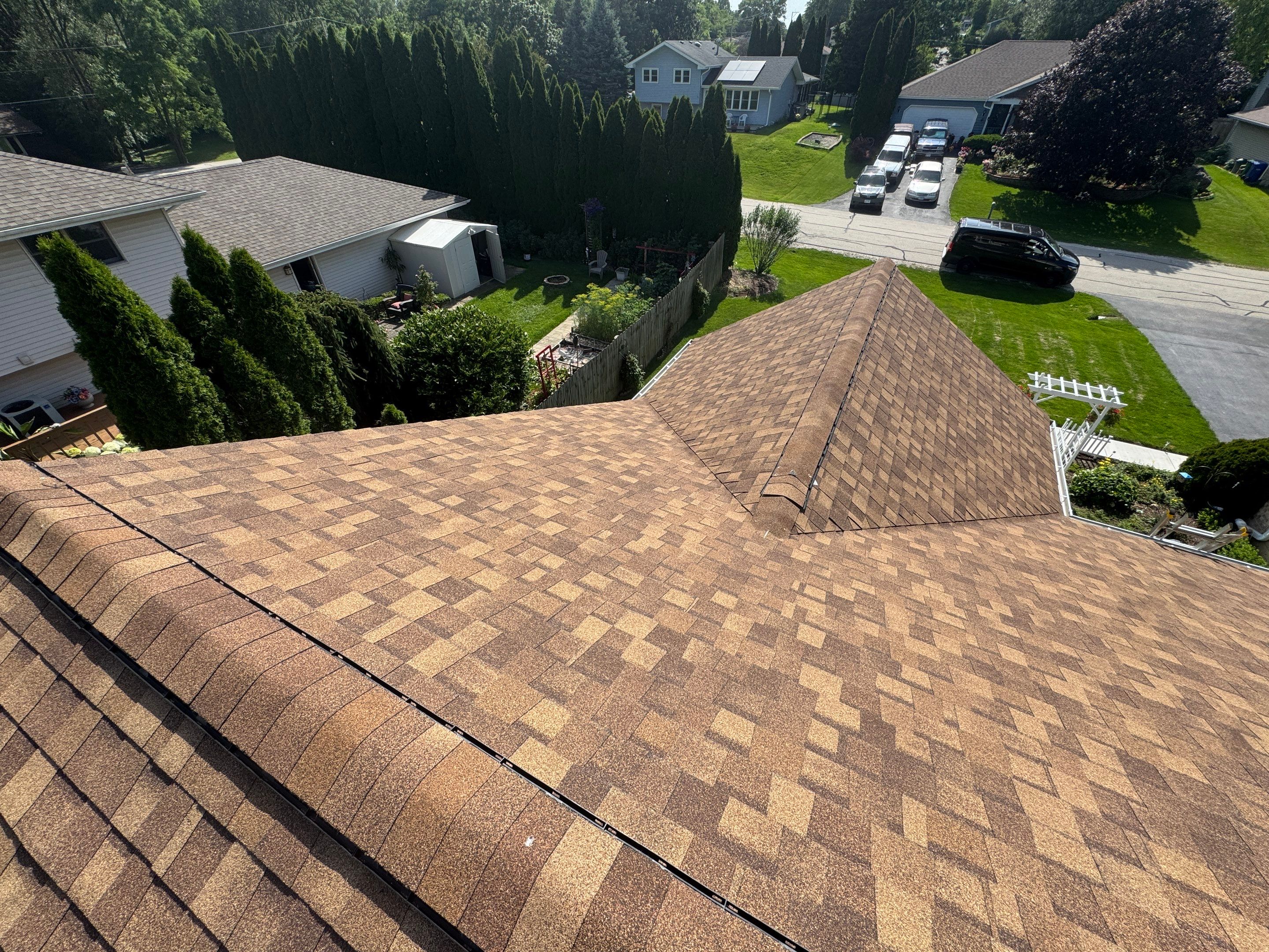 Architectural Asphalt Shingle Roof Replacement in West Chicago, Illinois by Pro Home Services Inc