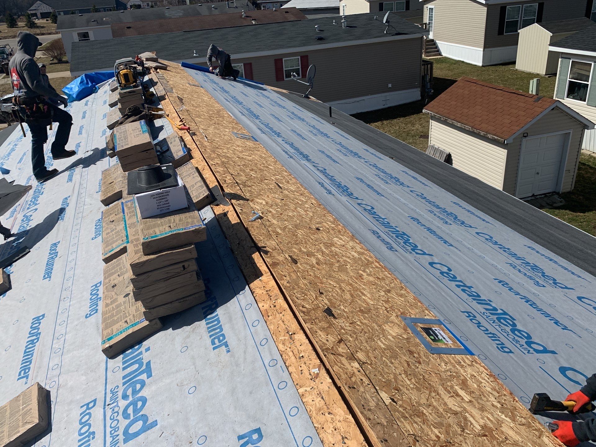Roof Replacement using CertainTeed Landmark by 180 Contractors