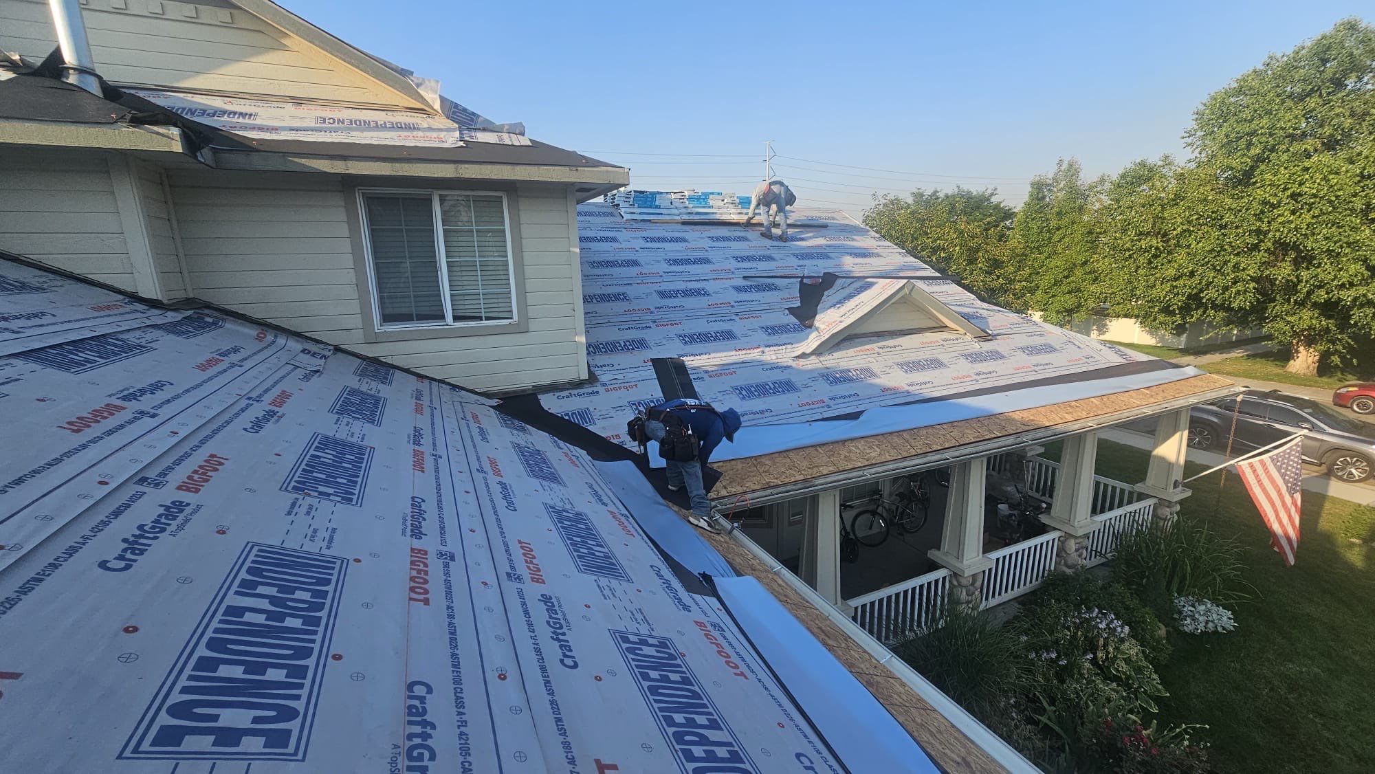 Asphalt Architectural Shingle Roof Replacement in Meridian, Idaho by Olive Roofing