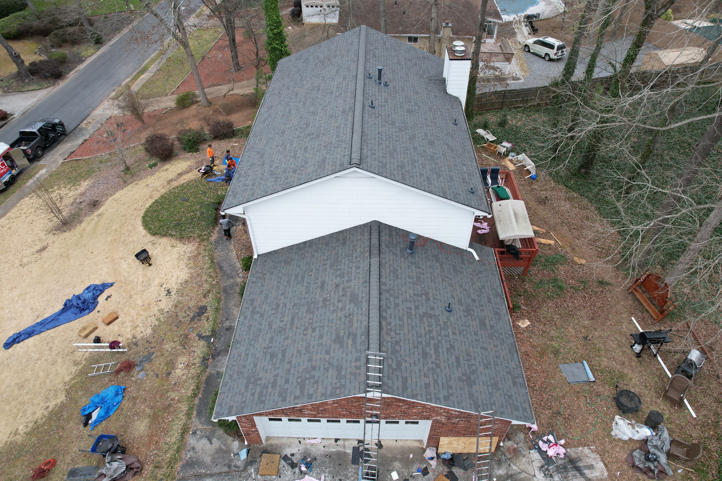 Residential Roofing Installation using Owens Corning by Inspector Roofing and Restoration