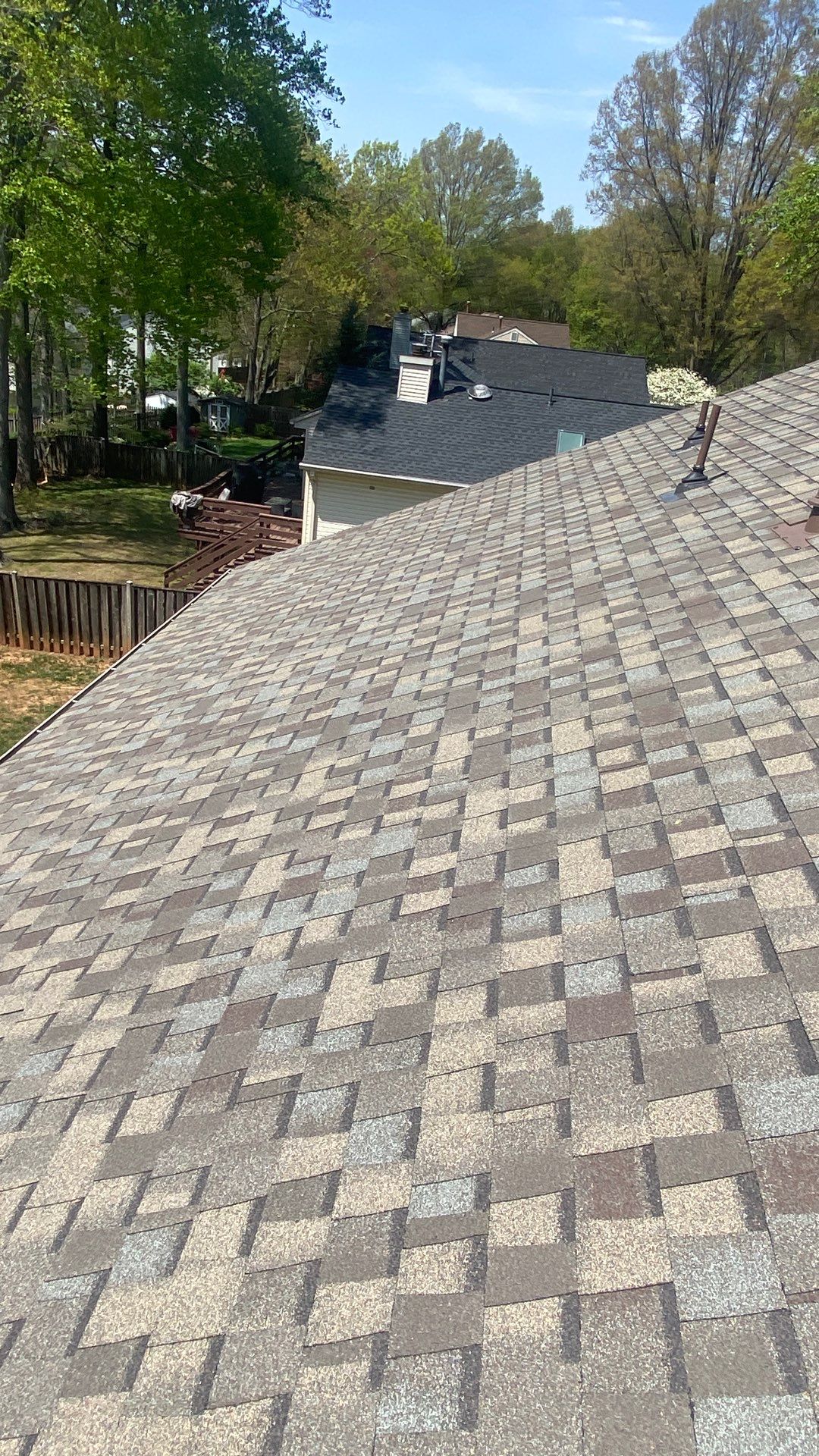 Burke: Residential Roof Replacement with CertainTeed Landmark Pro in Max Def Weathered Wood by RM Banning, Inc.