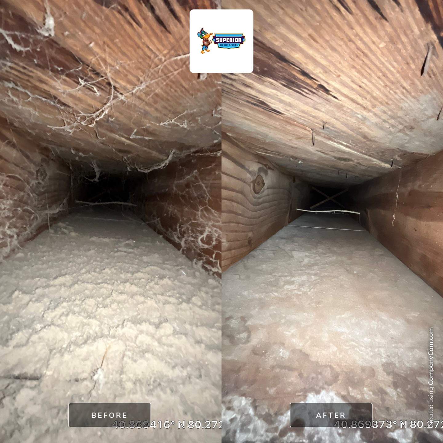 Air Duct Cleaning With a Vacuum Truck in Ellwood City, PA by Superior Air Duct Cleaning