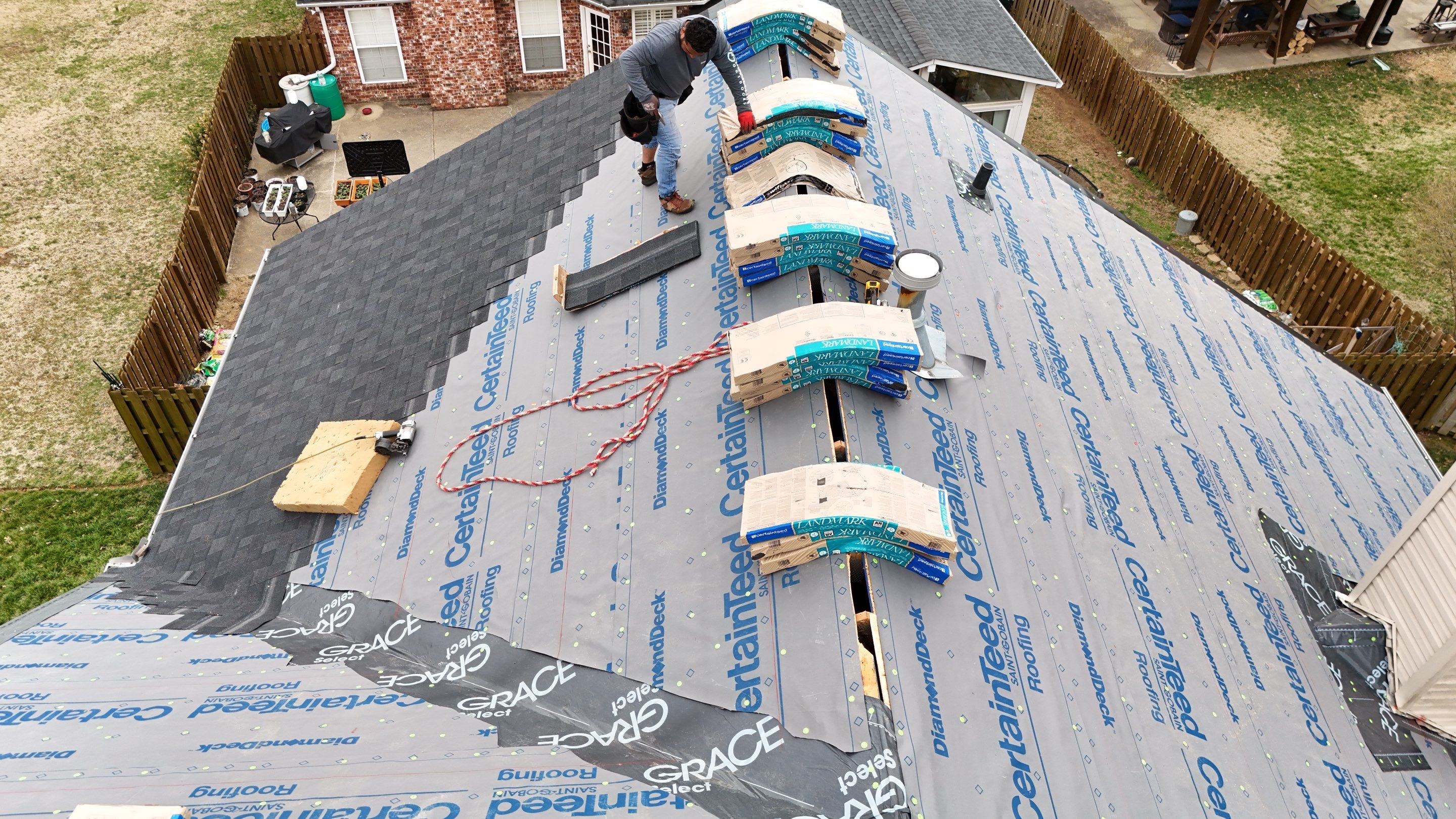 Charcoal Black Re-Roof by Royal House LLC