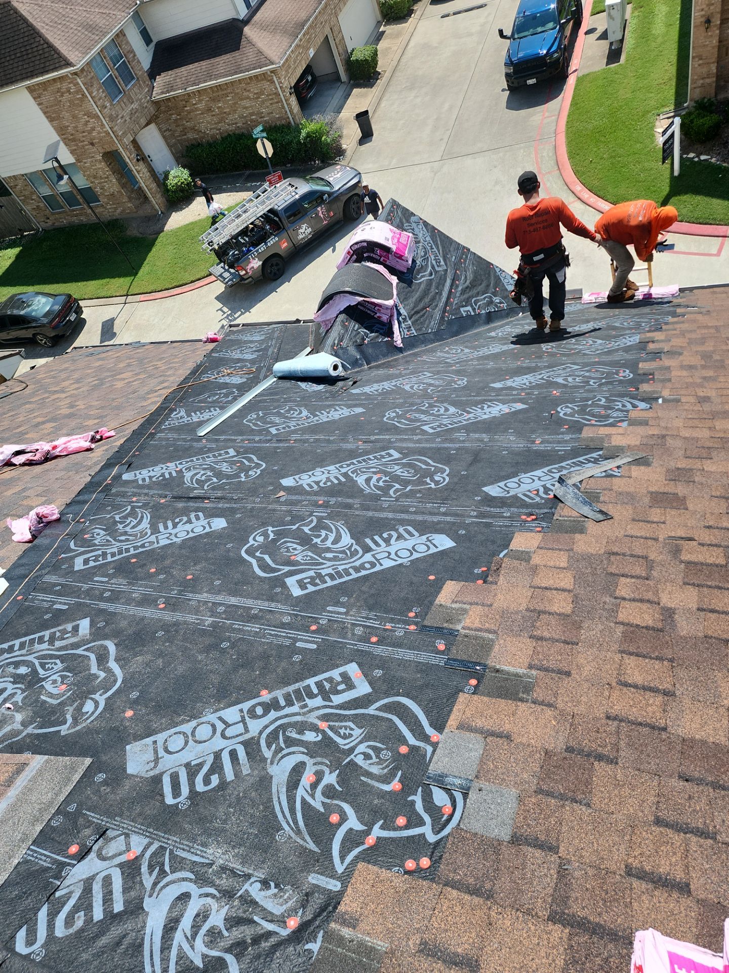 Residential Roofing Installation using Owen's Corning Duration (Lifetime) Shingles by Roof Repair Company