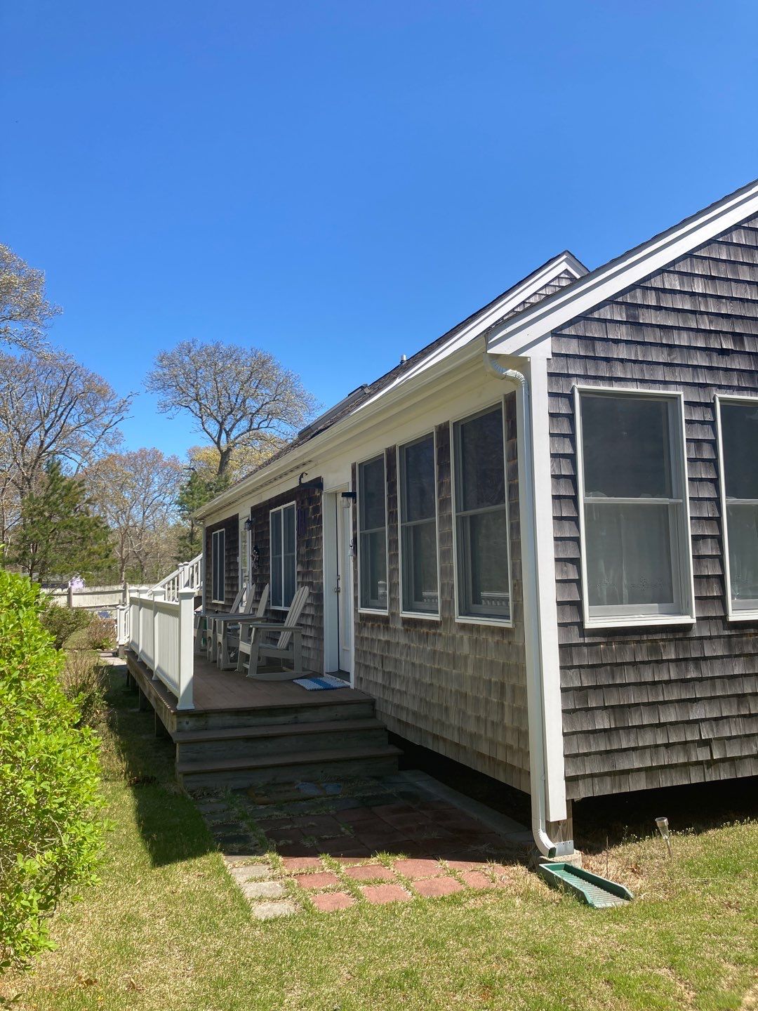 Gutter Installation using 5" K-Style Aluminum Gutter in Eastham, MA by Gutter Pro Enterprises