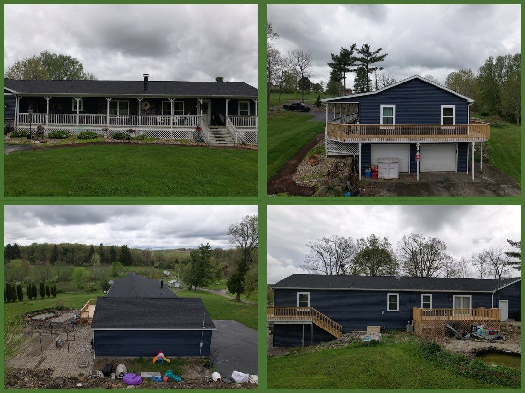 Dundee, Ohio Shingle Roof, Siding, Stone and Deck Installation by Pine Ridge Roofing LLC