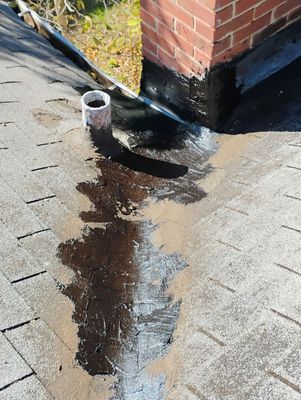 Roof Patch & Basement Plumbing Repair Project - Jennings, MO by Legendary Services Company LLC.