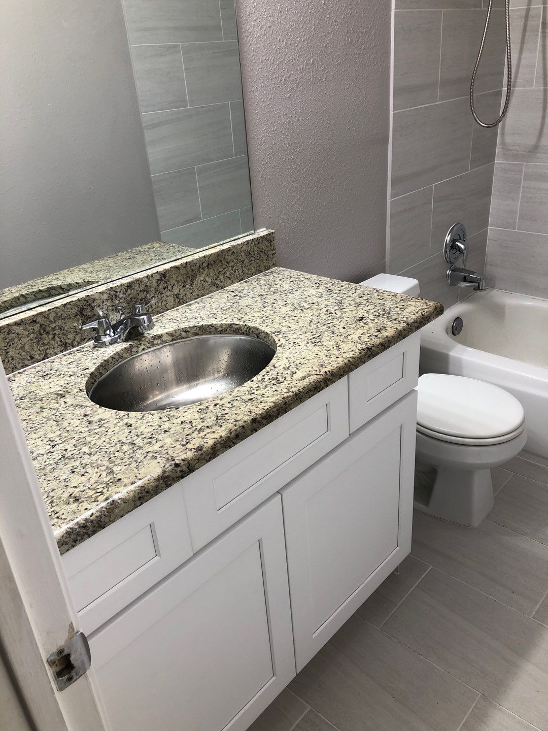 Bathroom Remodel using Water mitigation equipment by L&T General Contractors and Restoration INC