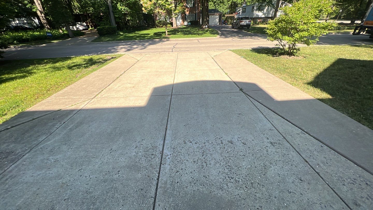Highland Park, IL Bluestone, concrete,  Trex deck cleaning by Northern Power Washing LLC.