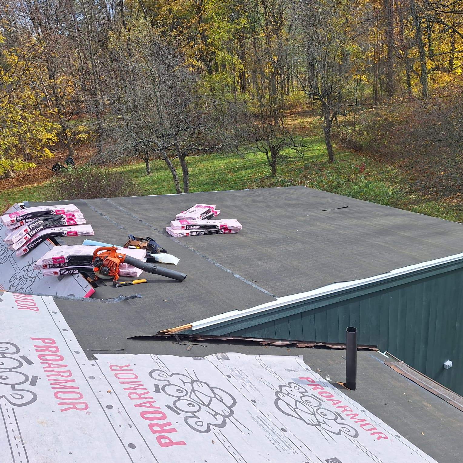 Two-Layer Tear-Off & Full Roof Replacement in Barrington, MA – Owens Corning Duration, Teak by JOHNNYS PRO