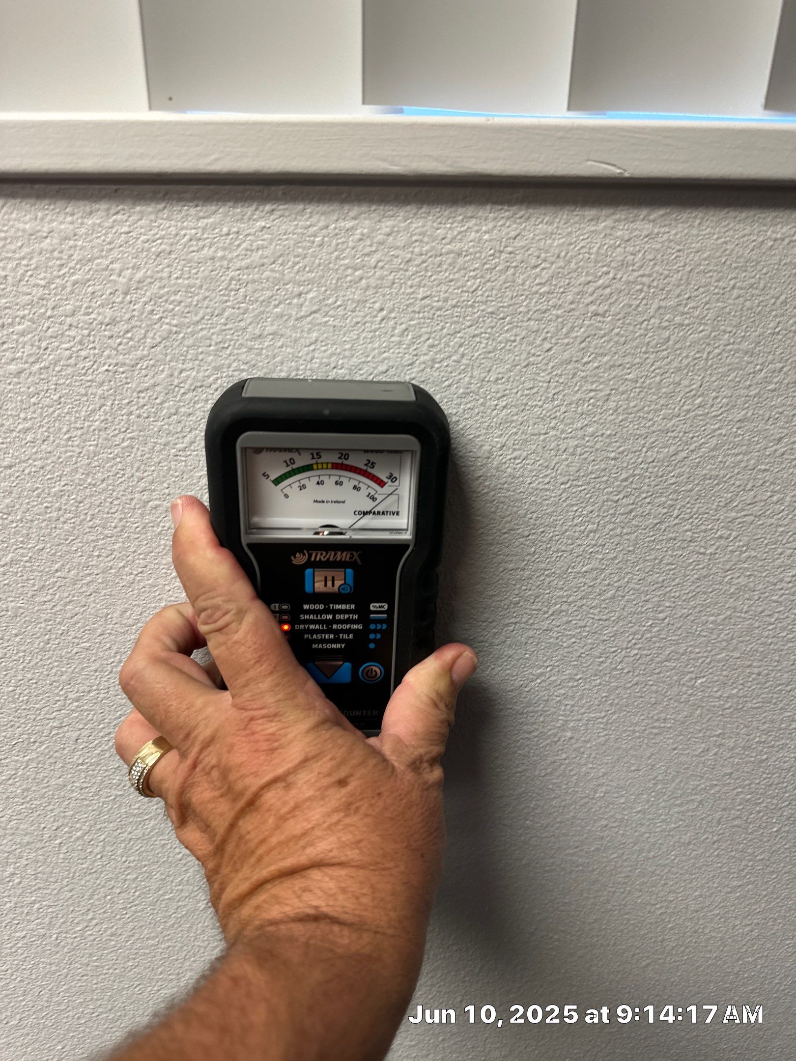Mold testing in a commercial building by Building performance Solutions LLC