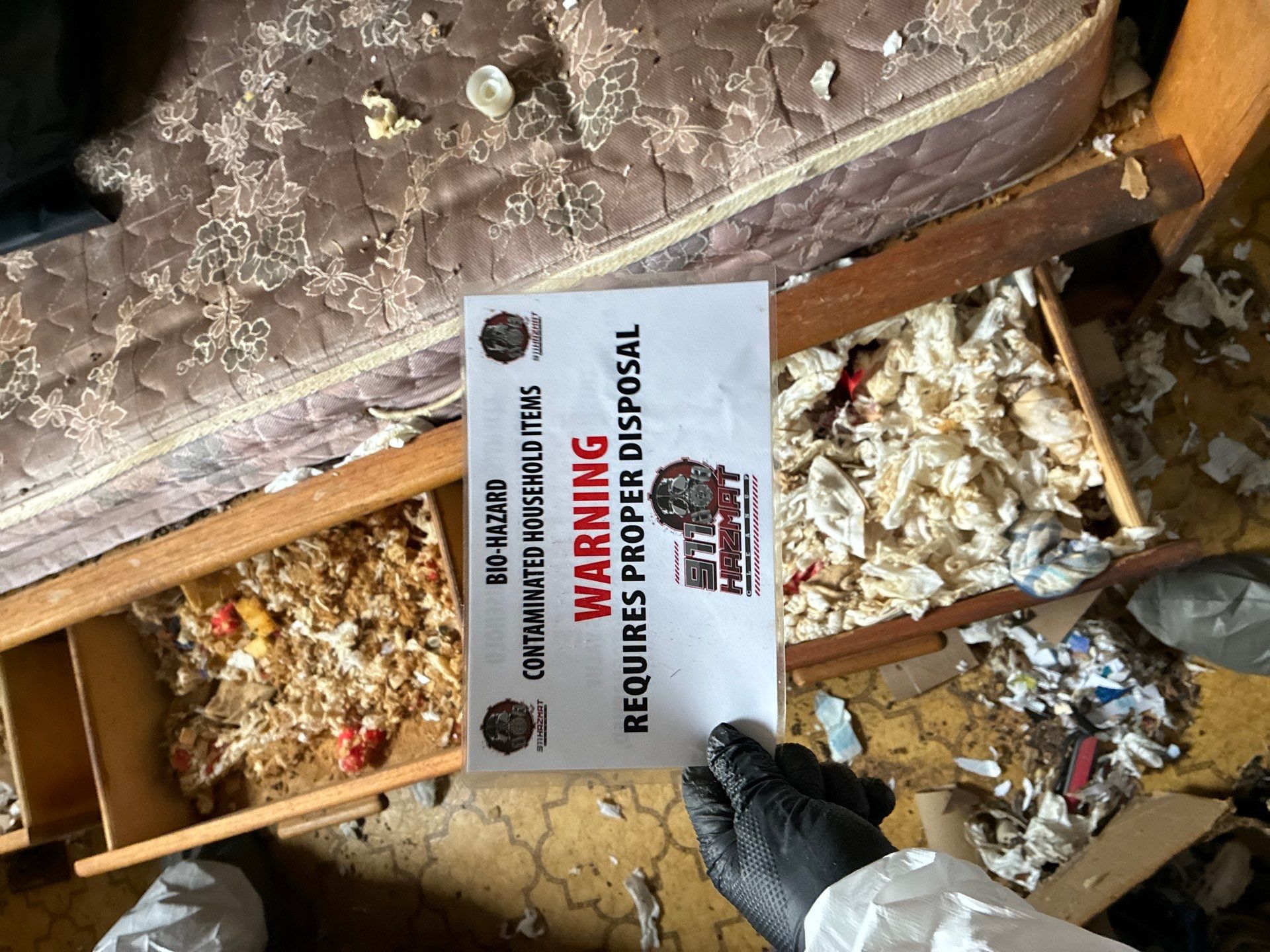 Project in Auburn by 911 Hazmat Cleanup 