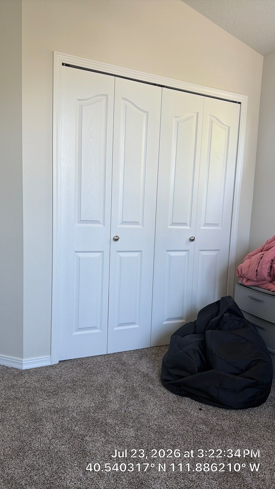 Interior Closet Door Replacement and Hardware Upgrades in Draper by CompanyCam Sales Demo