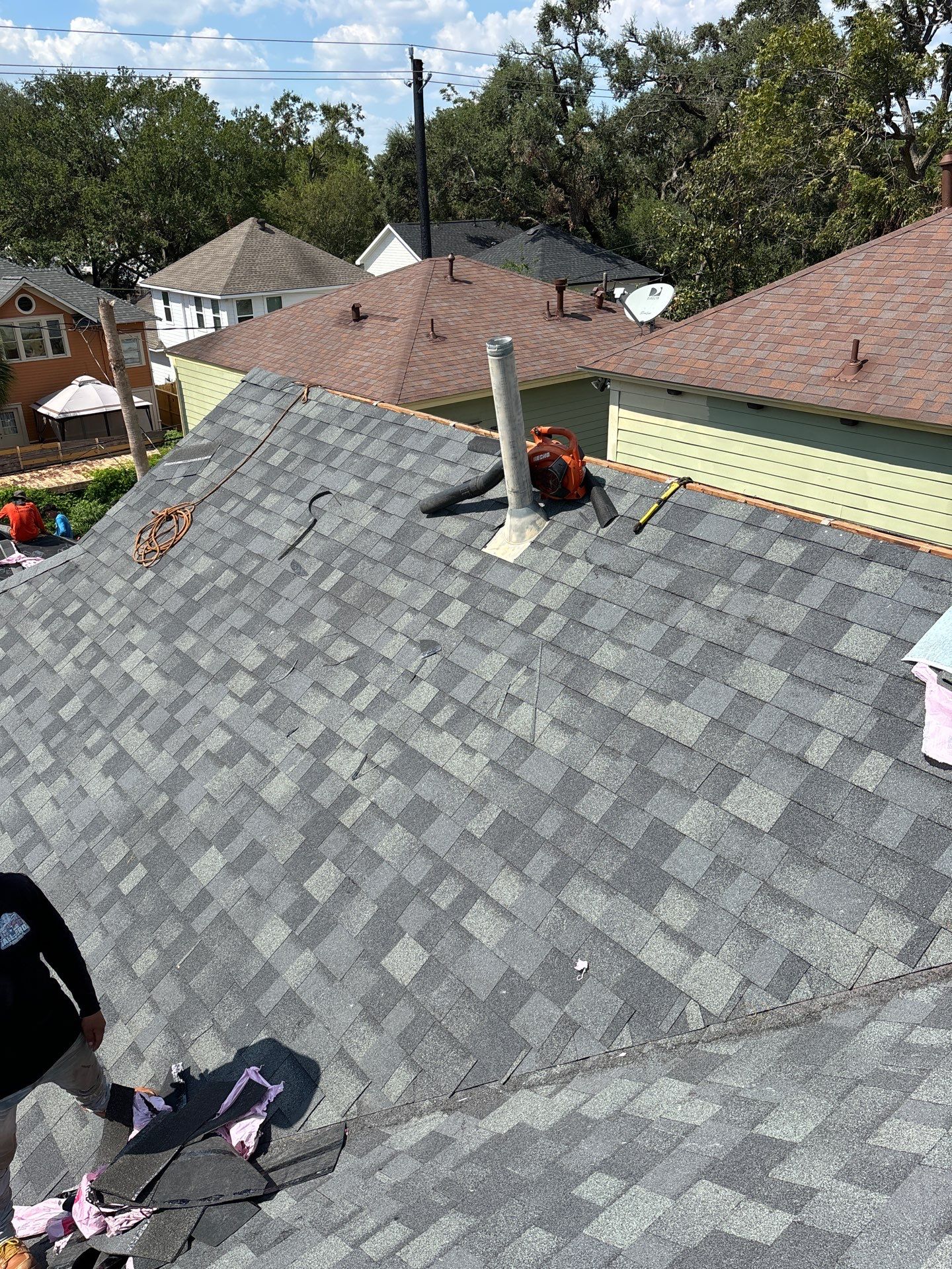 Residential Roofing Repair using Owen's Corning Duration (Lifetime) Shingles by Roof Repair Company