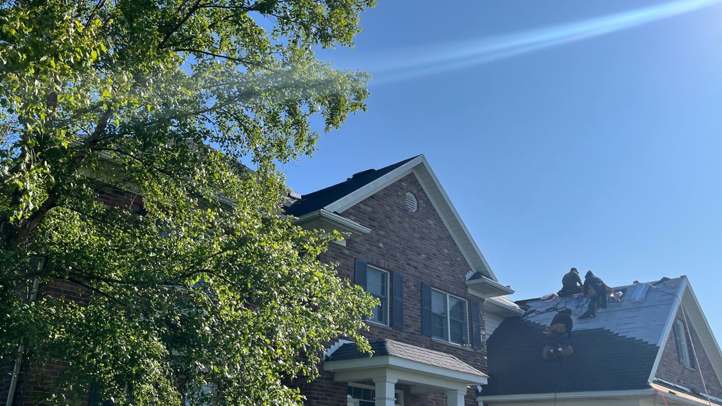 Residential Roofing Installation using GAF Timberline HDZ Charcoal by Nitro Roofing and Construction
