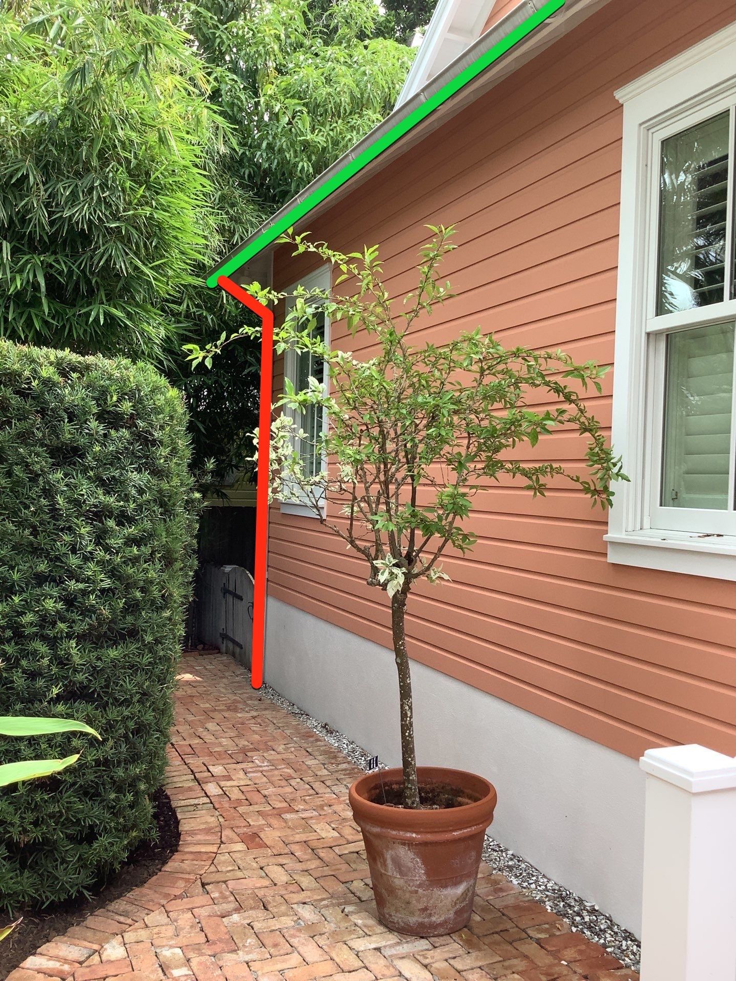 Half-Round Gutters Installation in Boca Grande FL by Gutter Professors