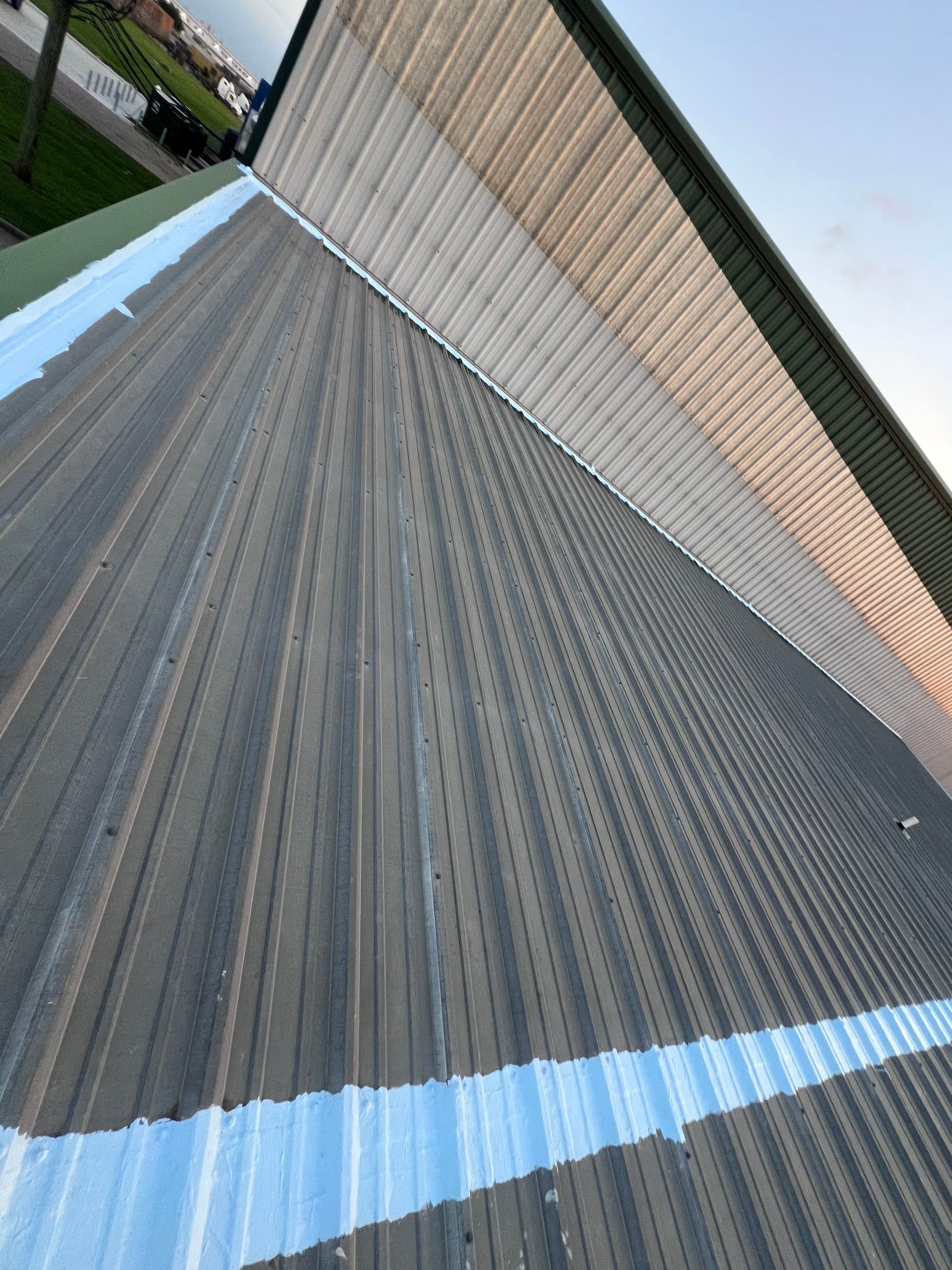 Hail Damage using Metal by Roof Repair Company