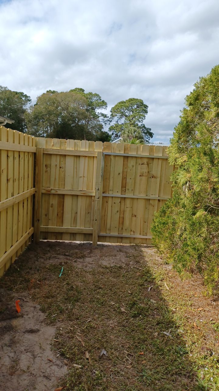 North Port, FL 6ft. Tall Treated Board on Board Privacy Fence by Asap fence and gates, LLC