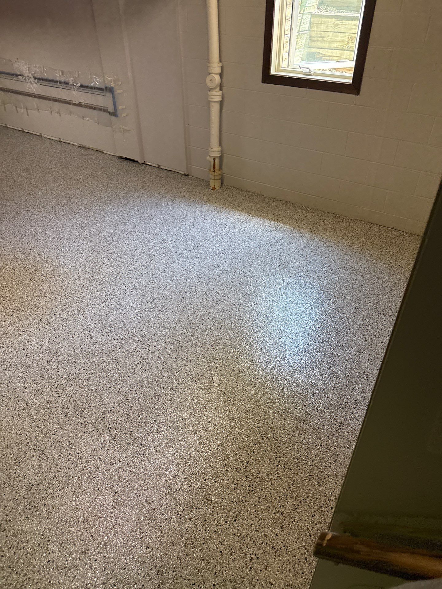 Basement Concrete Floor Coating and Restoration in Boone by Revival Concrete Coatings