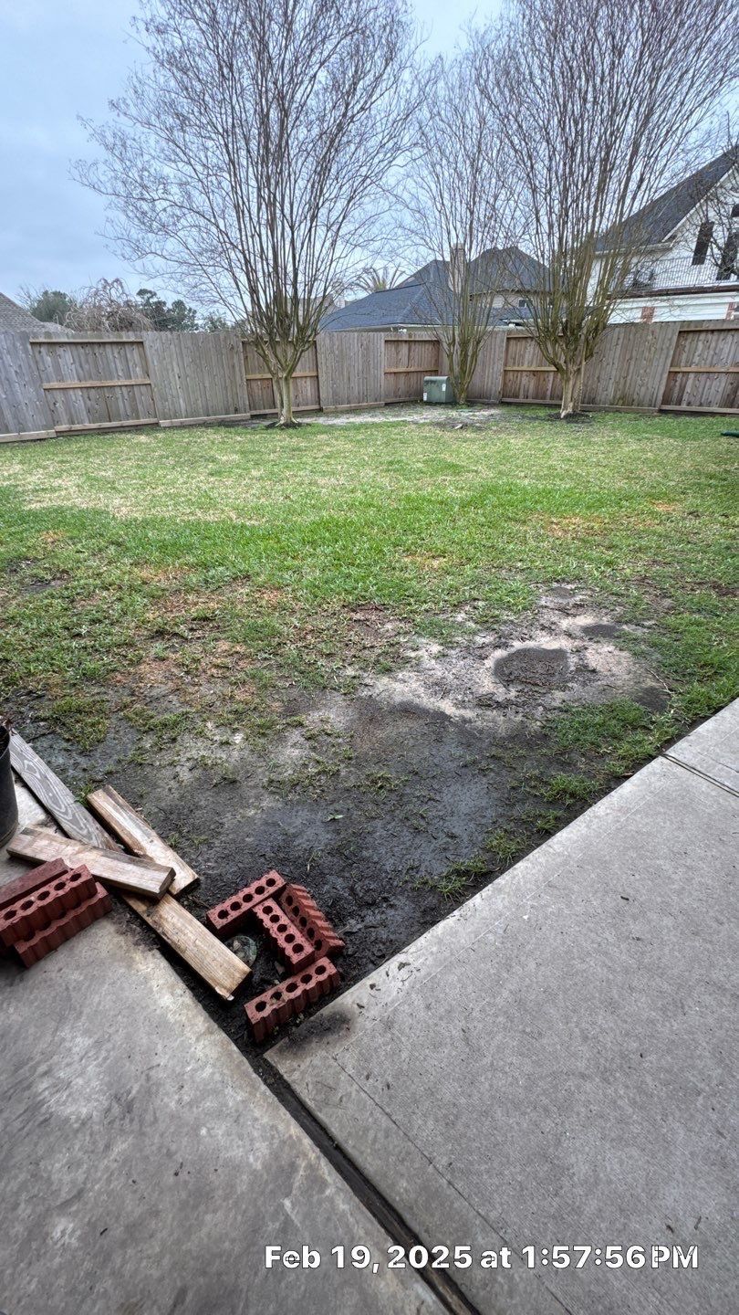 🌟 Steven’s Garage & Backyard Drainage Makeover by Texas Urban Elements