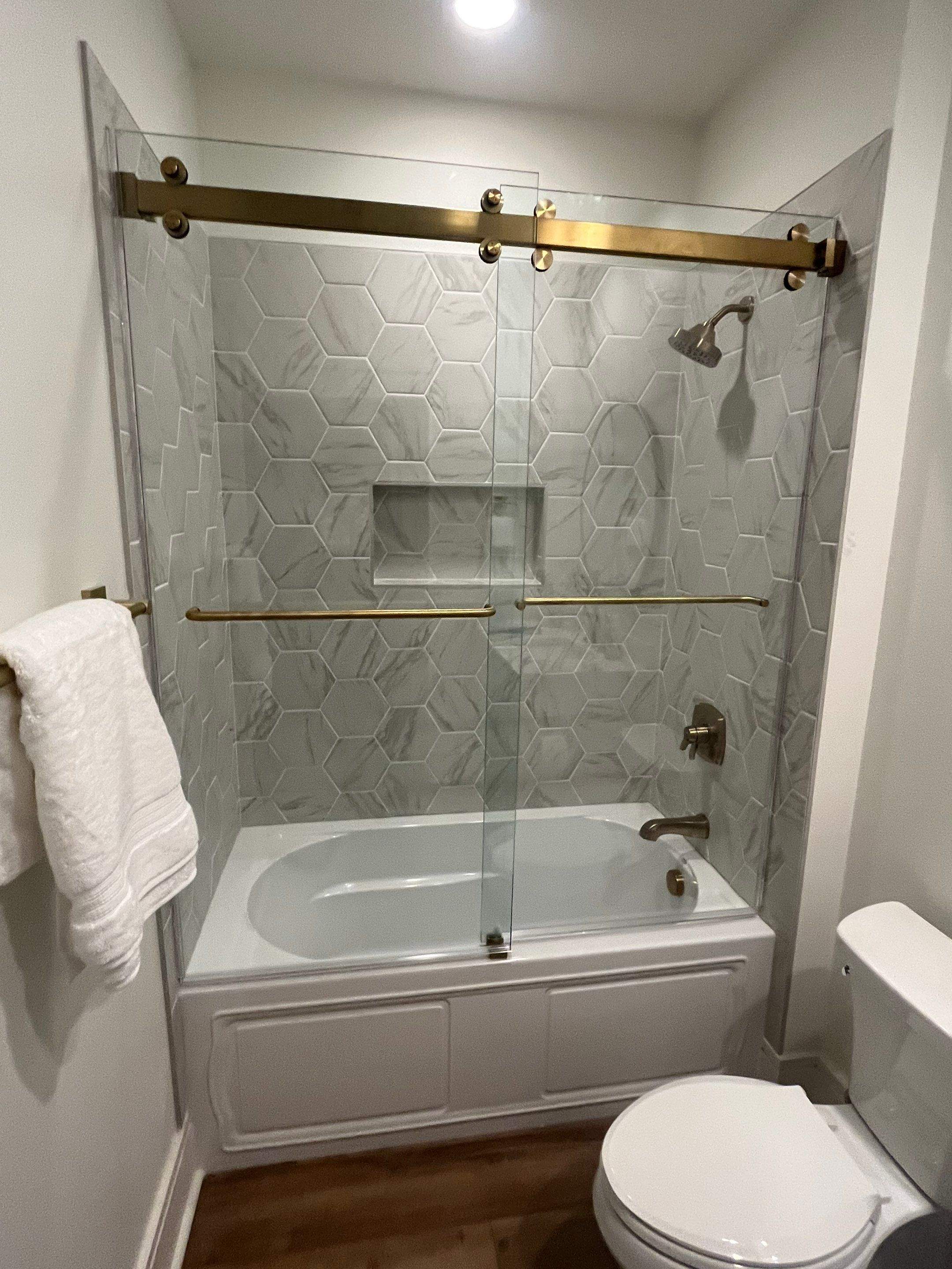 Shower Pictures by Custom Glass Service