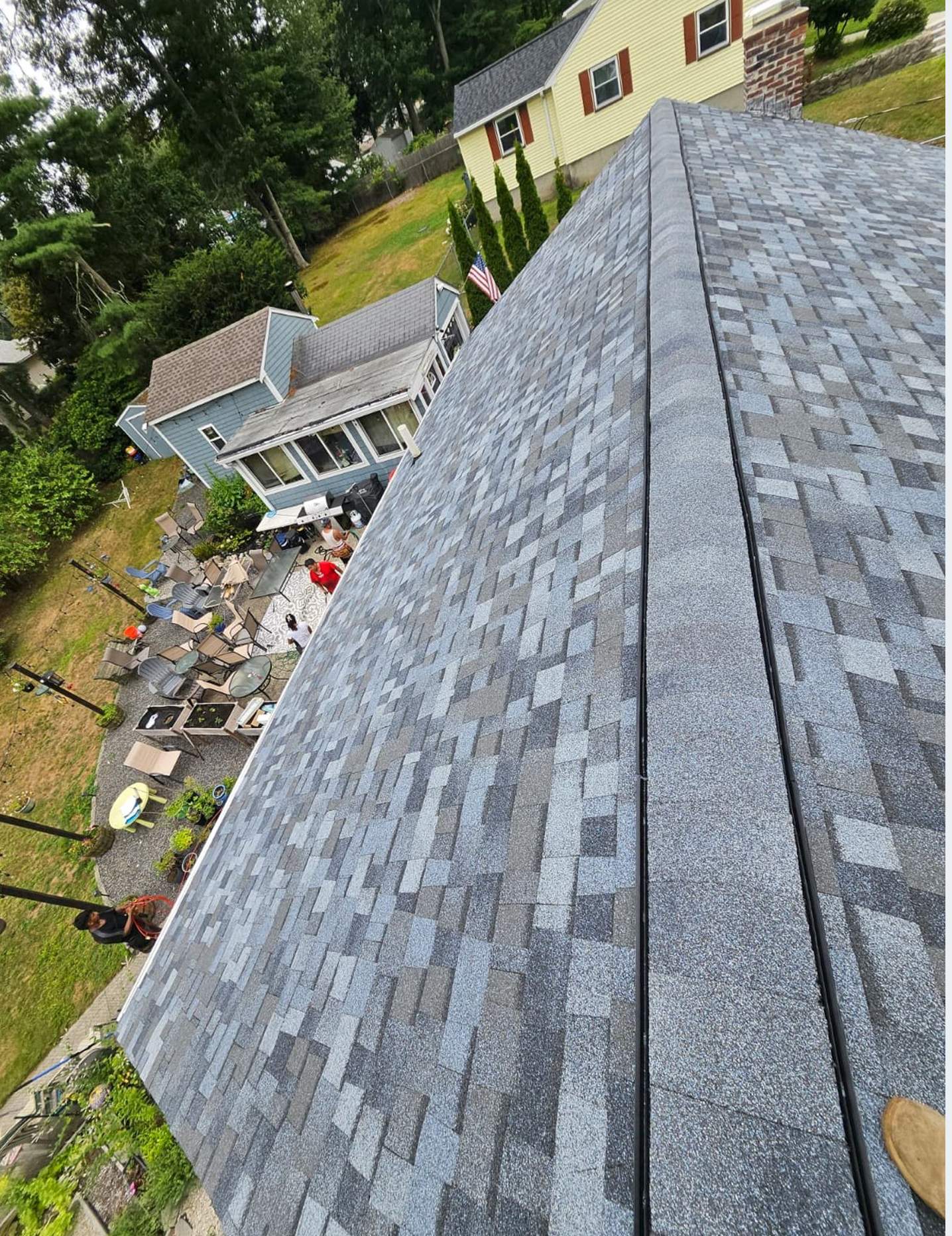 Full Roof Replacement in Stoughton, MA – Owens Corning Duration Designer, Pacific Wave by JOHNNYS PRO