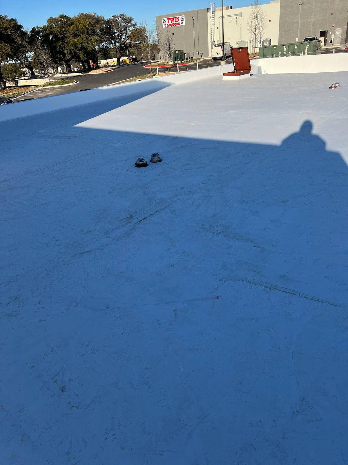 Bank of America Commerial Roof Installation using GAF TPO in Austin, TX by Roof Experts