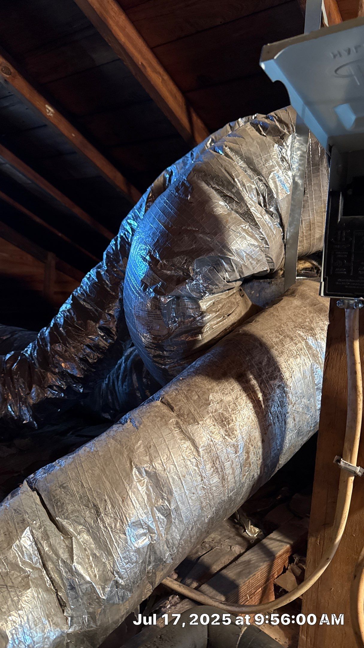 Mold Assessment in a 100+ year old house by Building performance Solutions LLC