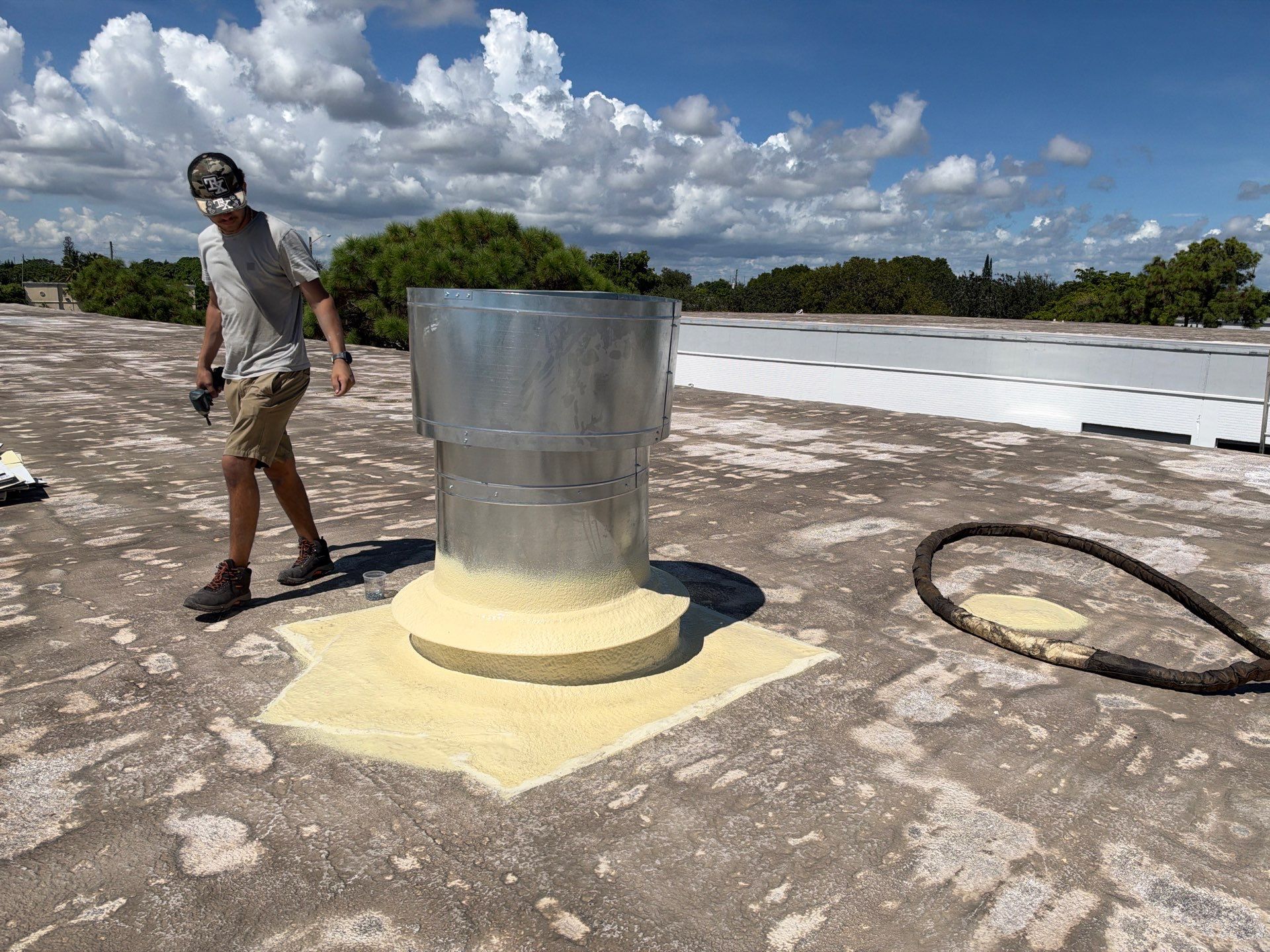 Commercial Roof Restoration and Ventilation Upgrades in Deerfield Beach by Roof King LLC