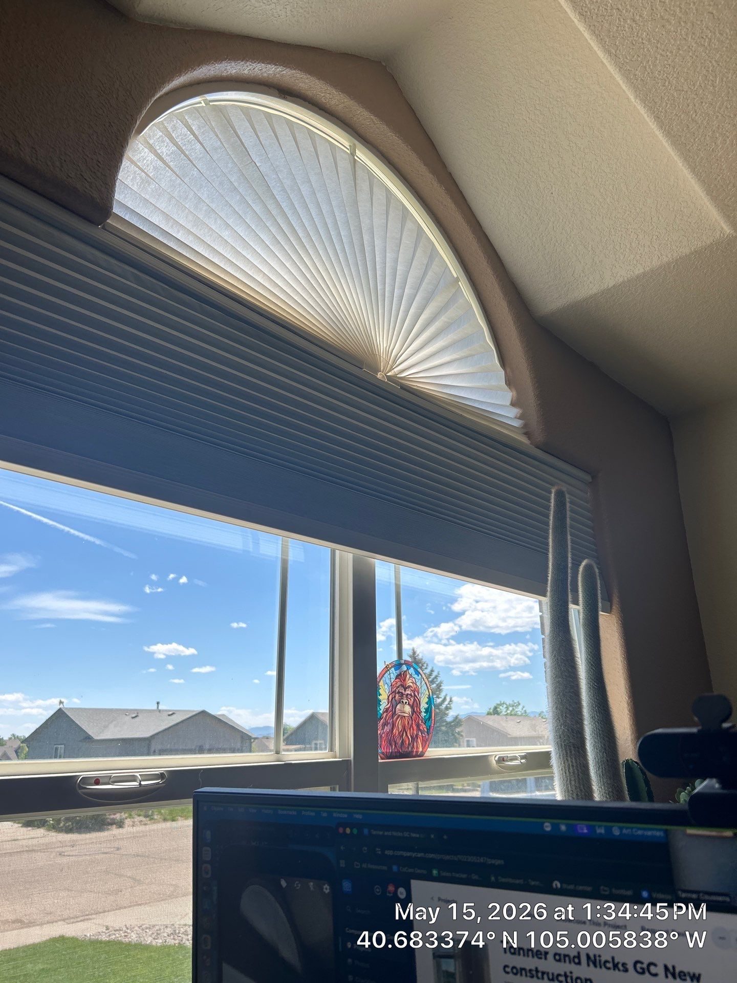 Custom Window Treatment Installation for Wellington New Construction Home by CompanyCam Sales Demo