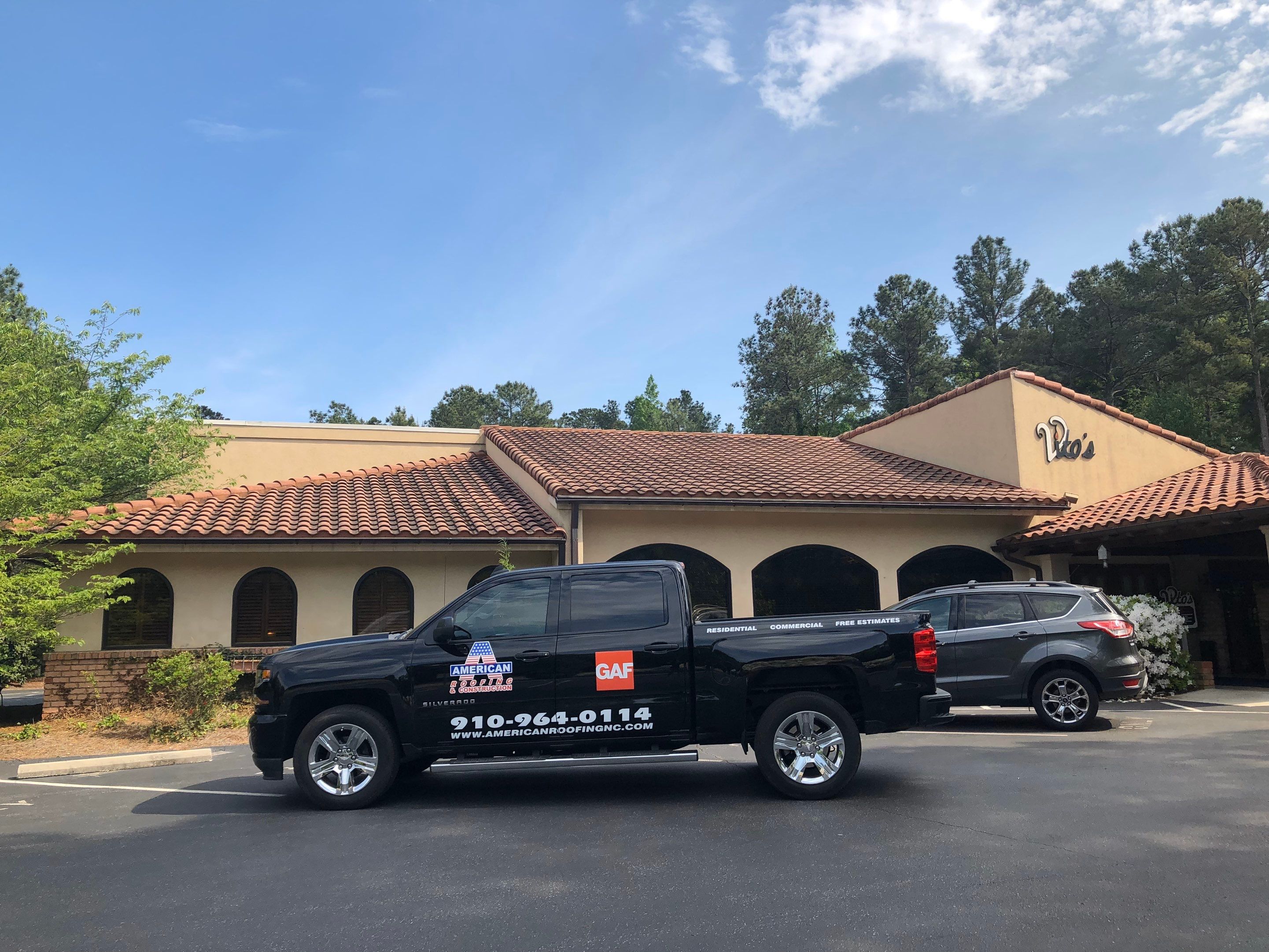 Vito Restaurant - Porch Repair by American Roofing NC